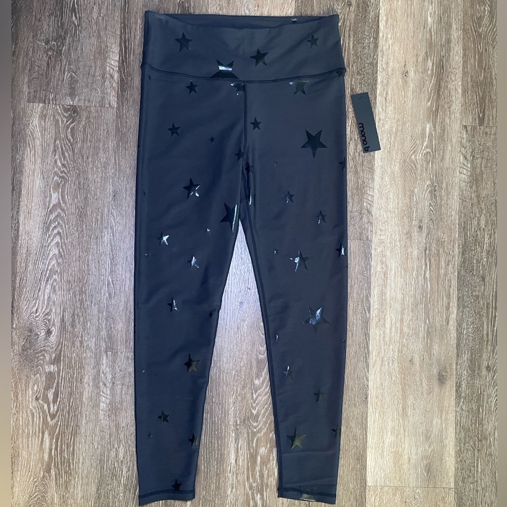 Women’s Plus Size Black Star Leggings